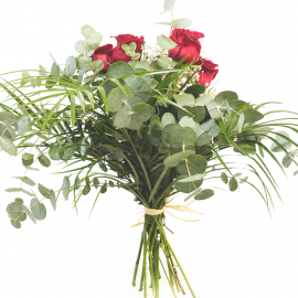 Sexta de rosas rojas